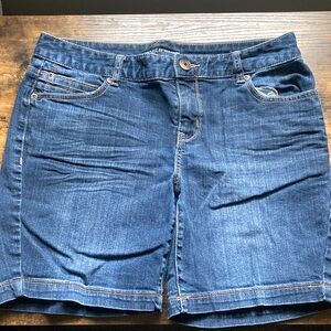 Women's Blue Denim Shorts